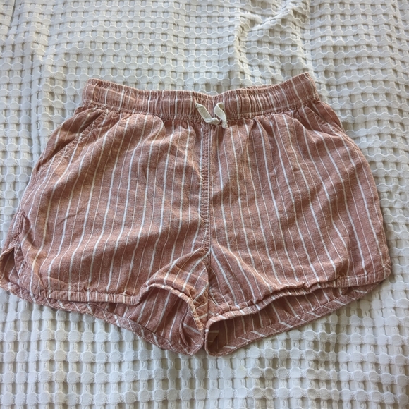Marine Layer Beach Shorts Hemp Blend Striped Sz Medium 28" Waist 2.5" Inseam - Picture 1 of 7